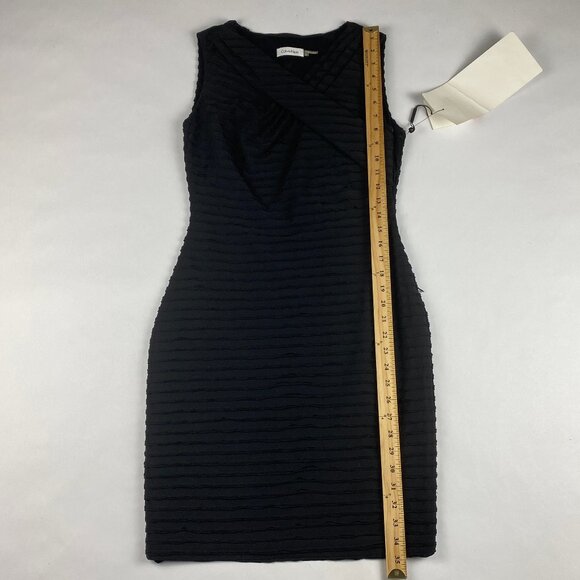 NWT Calvin Klein Dress Women's Size 2 Black - Picture 11 of 15